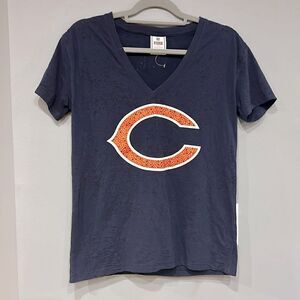 PINK Chicago‎ Bears embellished t size XS BIN G